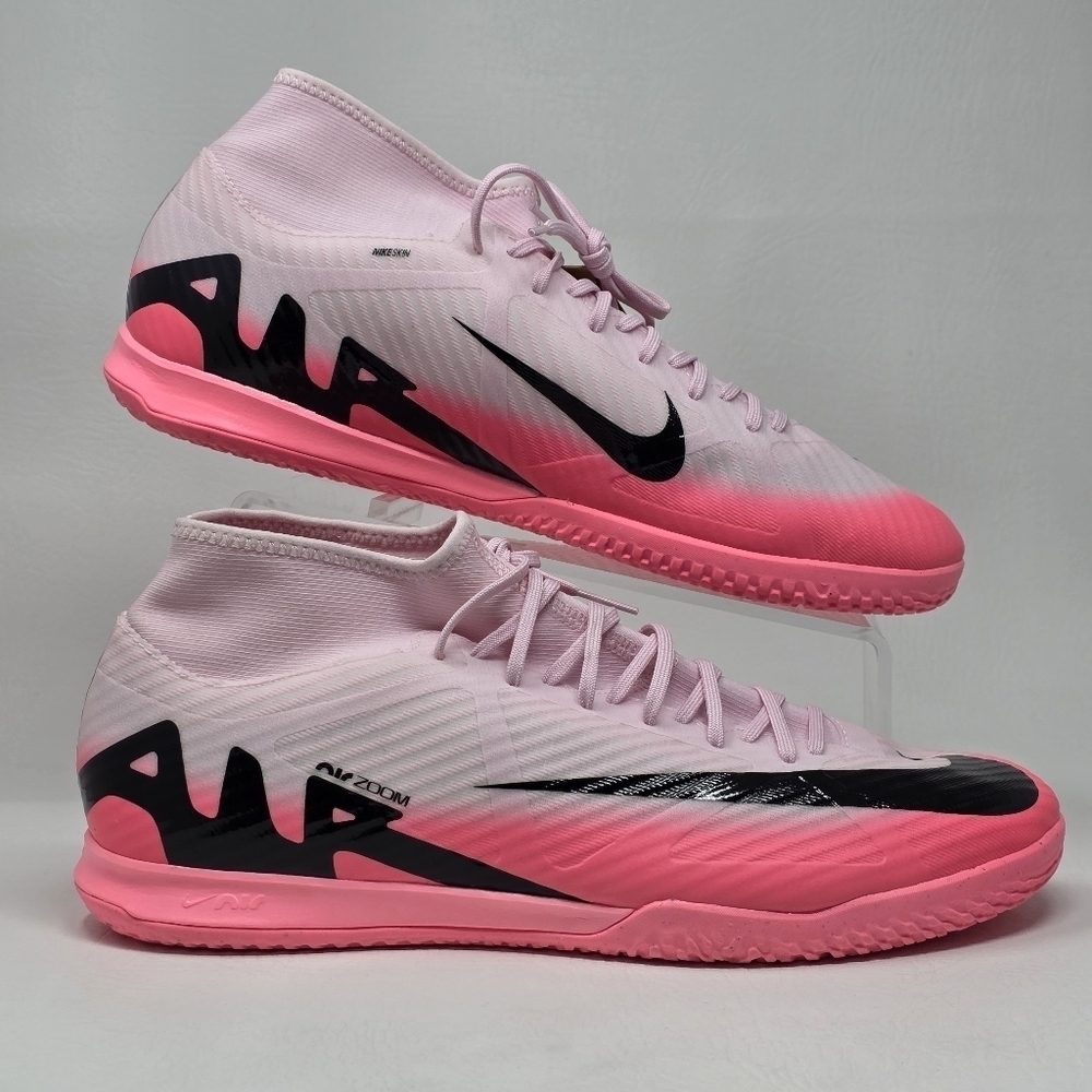 Nike Zoom Superfly 9 IC Indoor Soccer Shoes Pink DJ5627-601 Men's Size 12 New - Picture 2 of 11